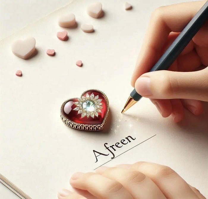 sweet charm surrounds afreen name dp