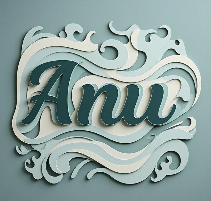 sweet soul reflected in anu name dp