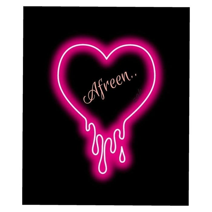 today everyone loves beautiful afreen name dp