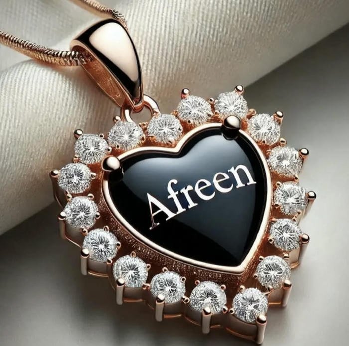 true charm lives inside afreen name dp