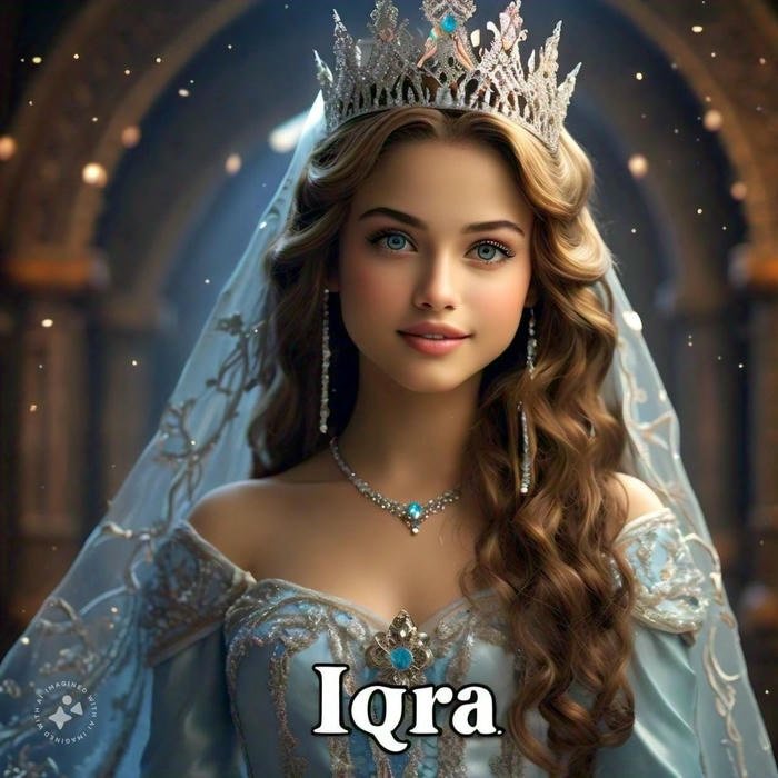 warm aura surrounds beautiful iqra name dp