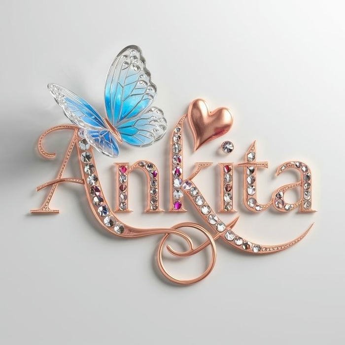 warm eyes make ankita name dp prettier