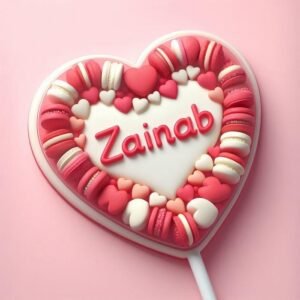 zainab name dp refined calligraphy vibe