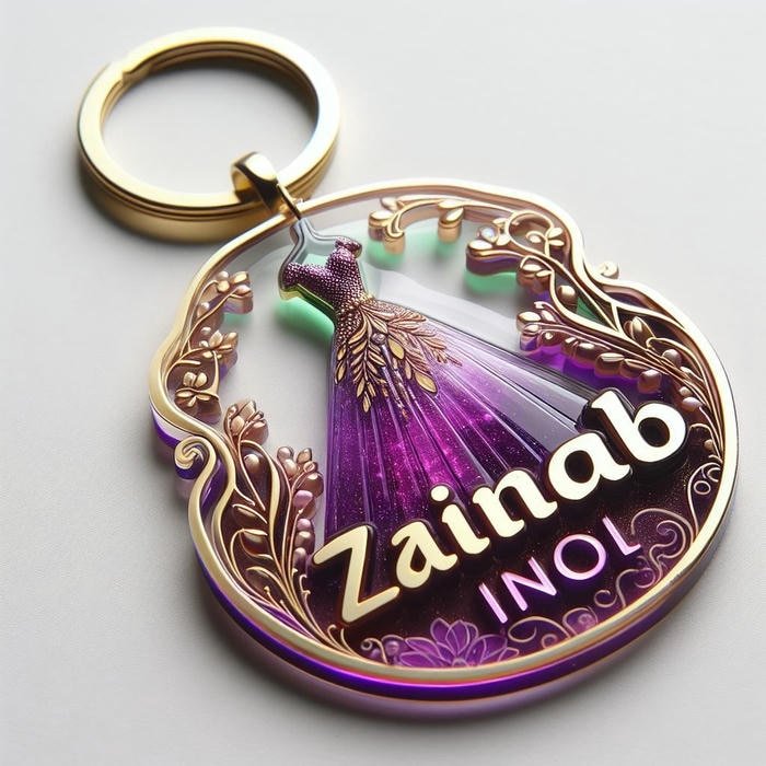 zainab name dp velvet night style