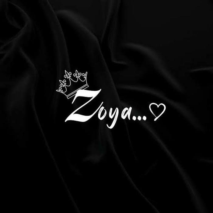 zoya name with heart dp profile look