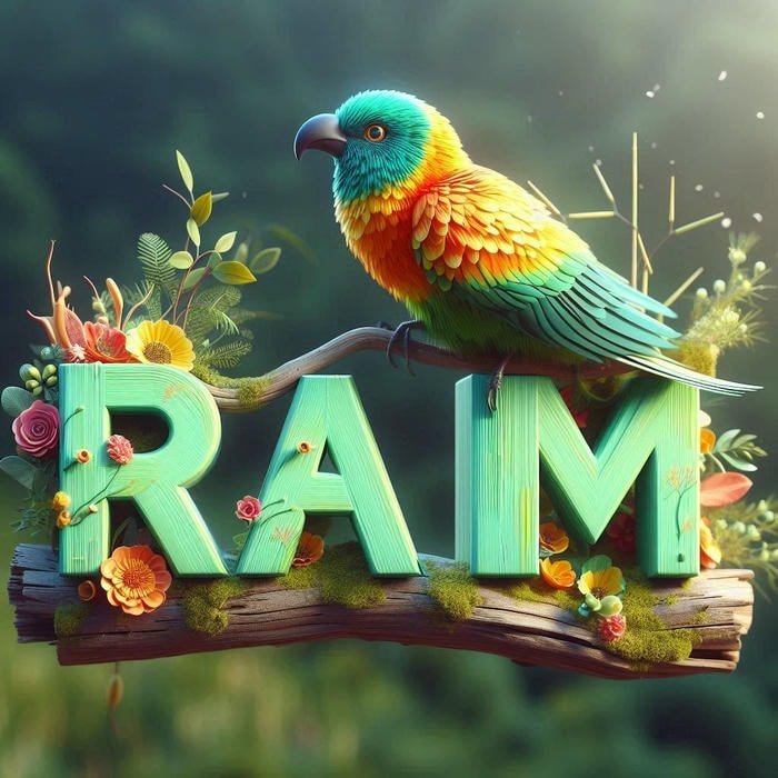 Aesthetic profile picture for ram name dp