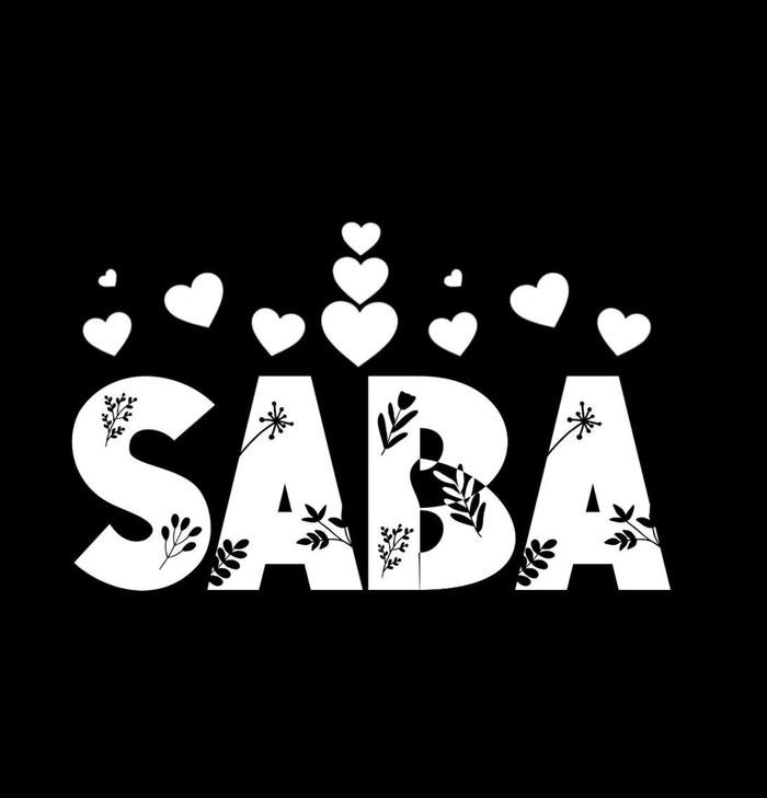 Black sunset light mood saba name dp