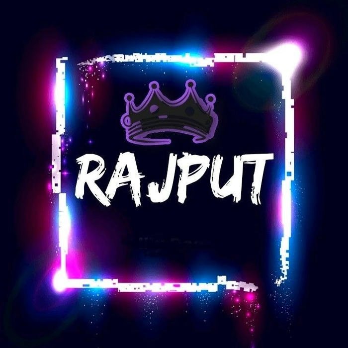 Clean background frames rajput name dp well