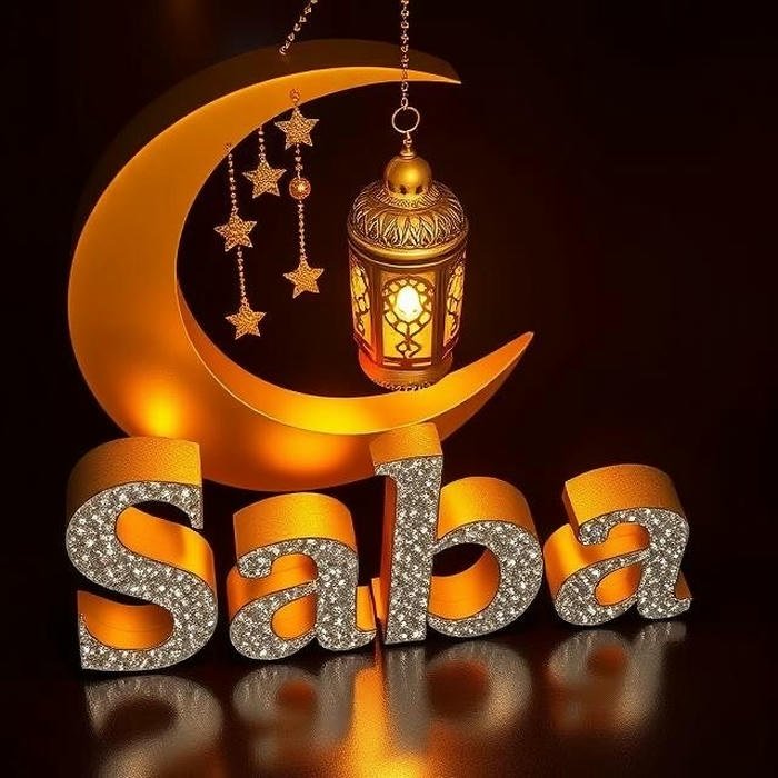 Graceful feminine vibes aesthetic saba name dp