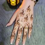 Graceful mehndi artwork emphasizing soft linework beauty