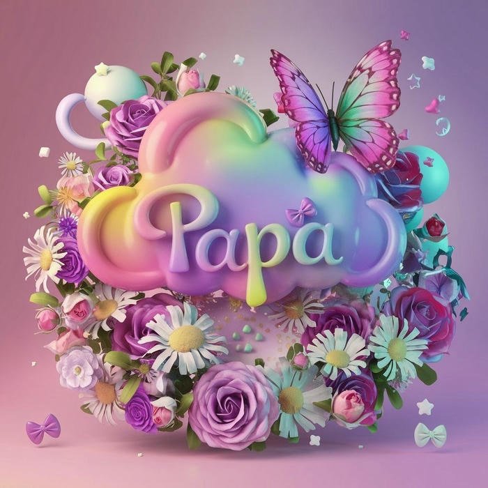 Iconic leader look Papa name dp