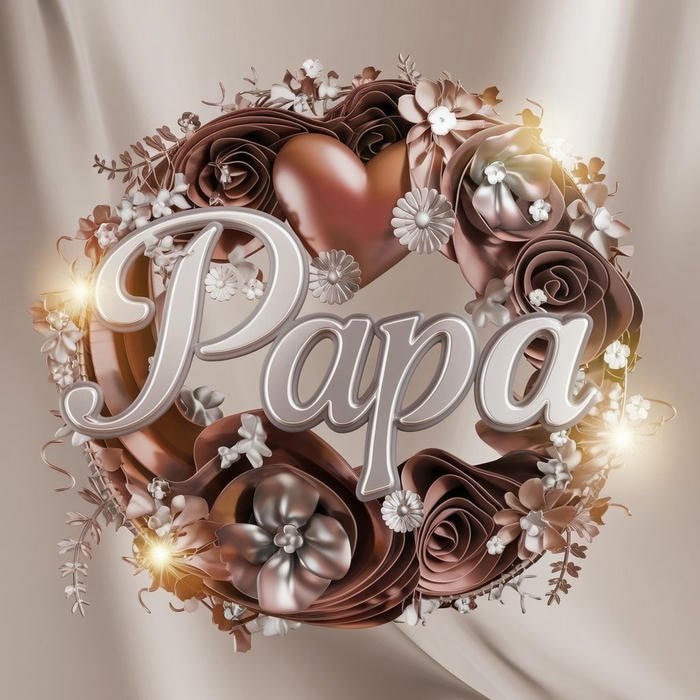 Magnetic personality vibe Papa name dp