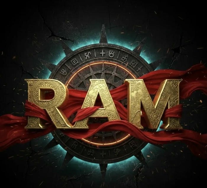 Monochrome aesthetic photo for ram name dp