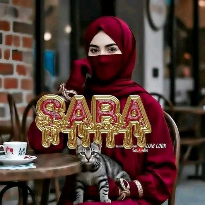 Natural beauty closeup portrait saba name dp