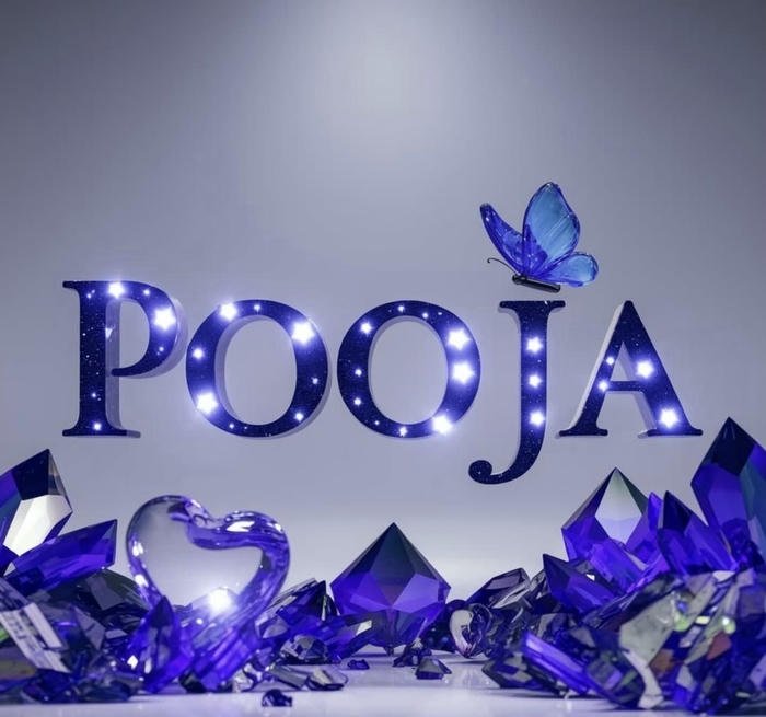 Pooja name dp with effortless daily style