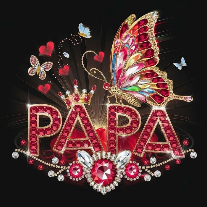 Premium luxury feel Papa name dp