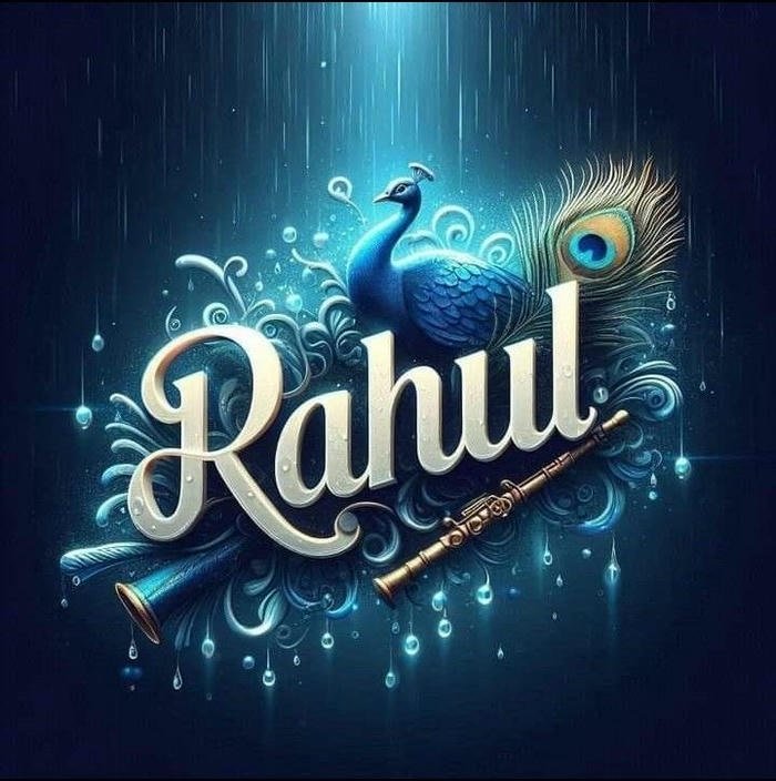 Profile identity built around rahul name dp