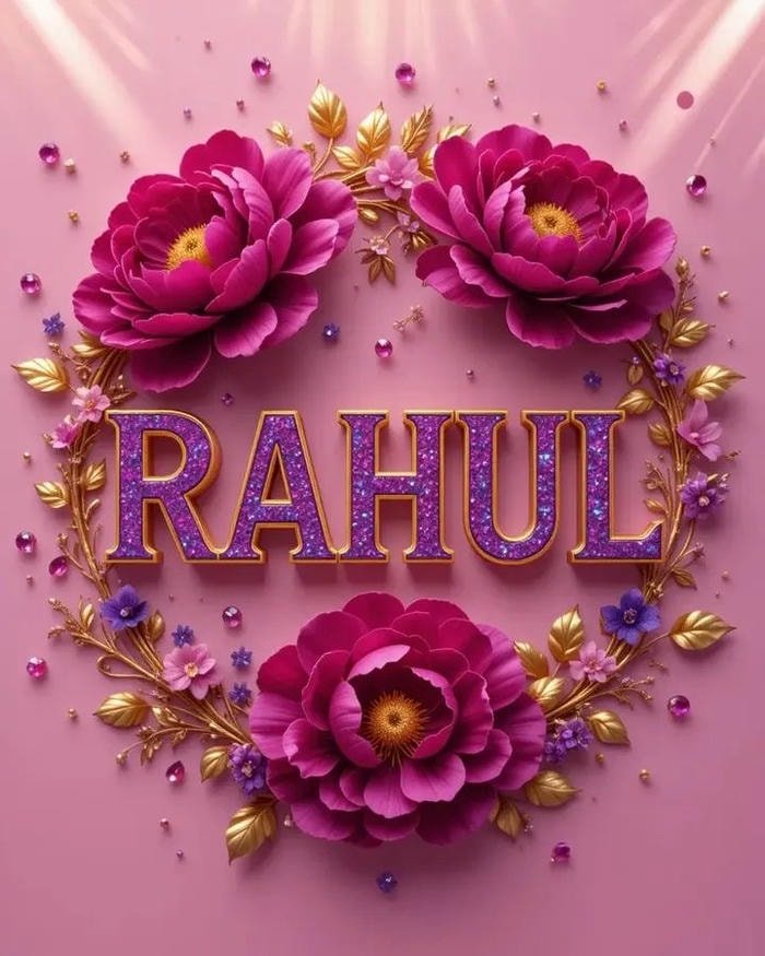 Quiet confident mood captured in rahul name dp