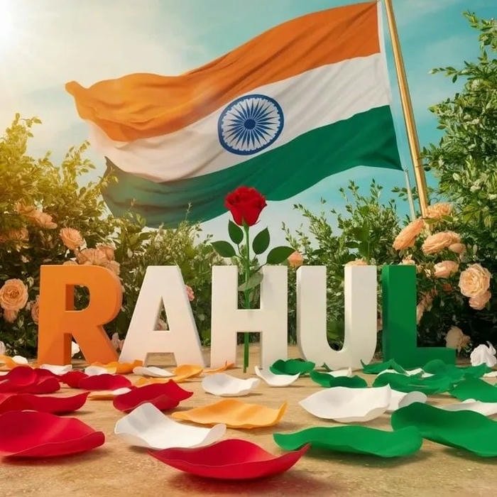 Rahul name dp cinematic lighting strong presence