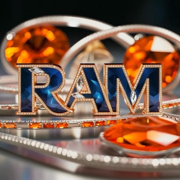 Ram name dp strong expression calm vibe