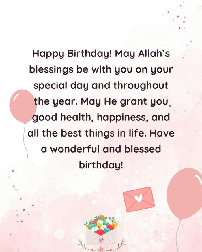 Respectful birthday greeting shared with fufa ji