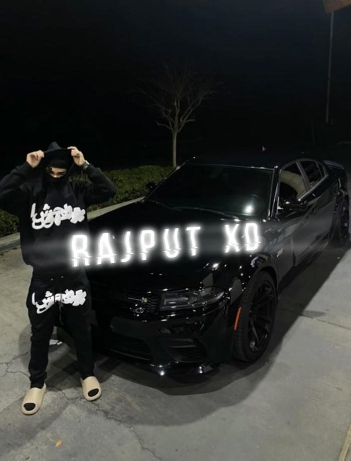 Royal tone portrait designed for rajput name dp