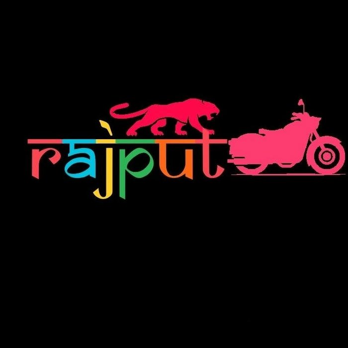 Sharp jawline highlights rajput name dp