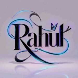 Soft contrast portrait elevates rahul name dp