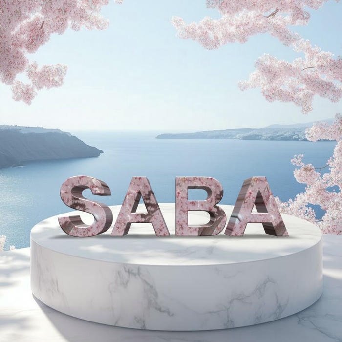 Soft pink theme aesthetic saba name dp