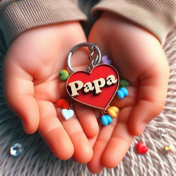 Strong family pride Papa name dp