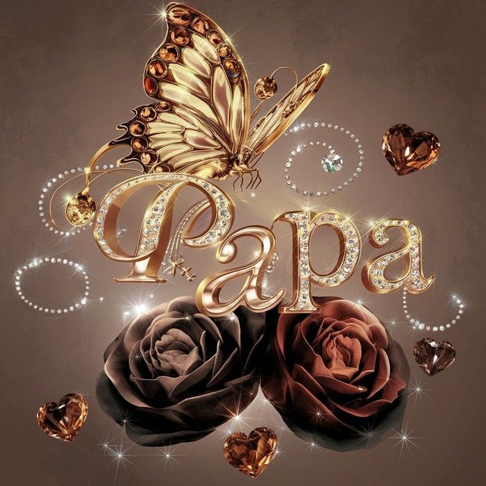 Timeless vintage charm Papa name dp