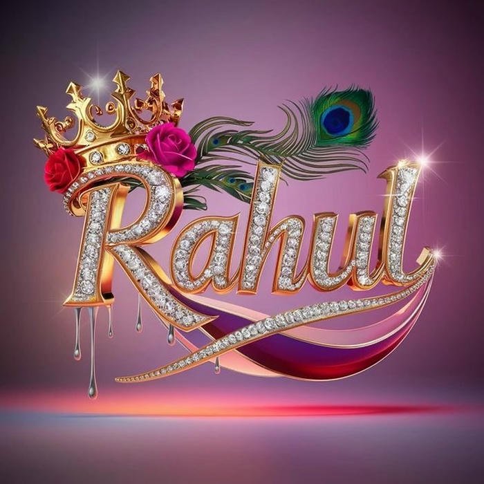 Visual storytelling expressed through rahul name dp