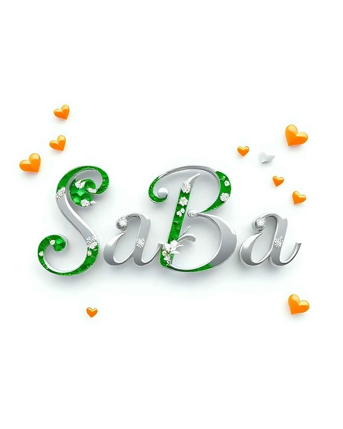 Warm smile portrait glow saba name dp