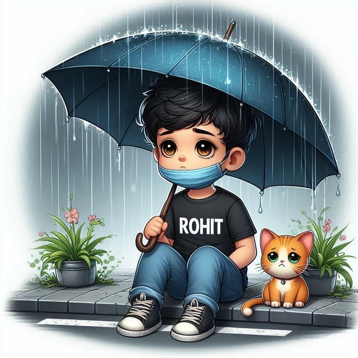 classic masculine portrait rohit name dp tone