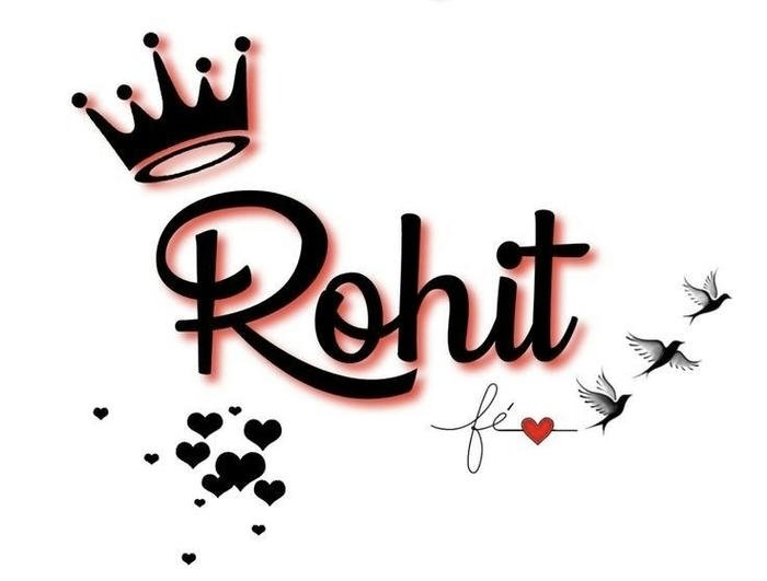 clean classy aesthetic rohit name dp look
