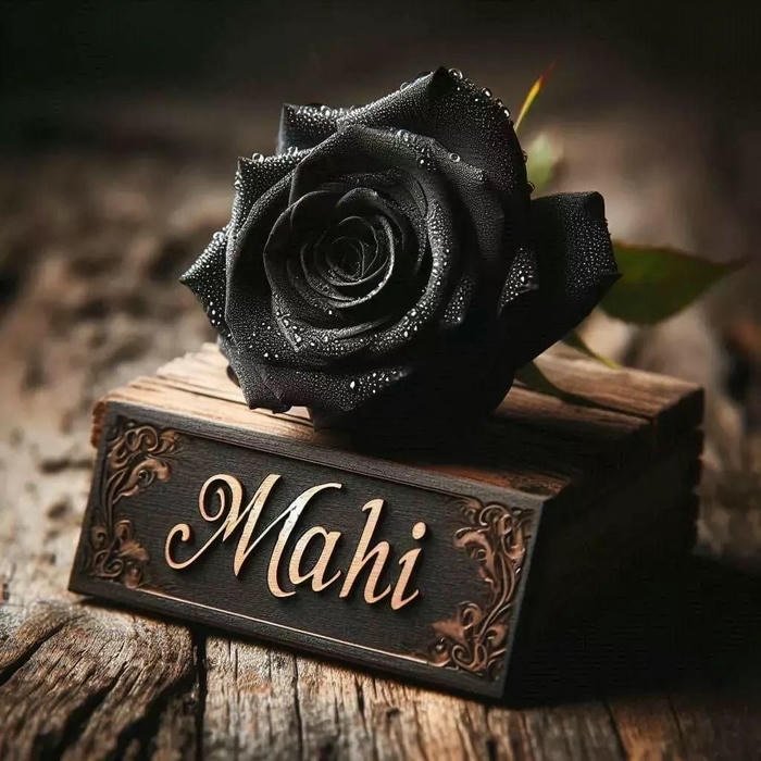 creative mahi name dp colorful aesthetic vibes