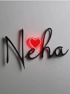 237+ Neha Name DP Collection with Heart, Flower & Royal Style