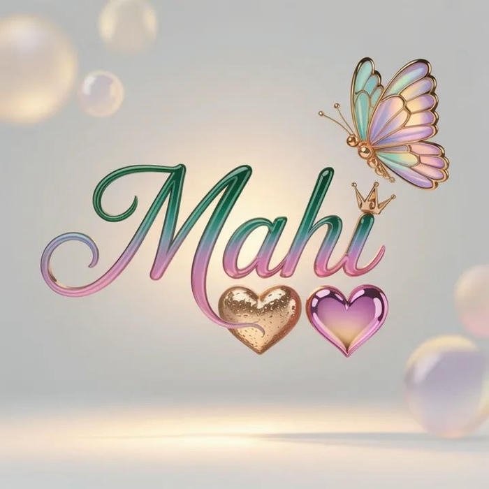 cute mahi name dp for social media