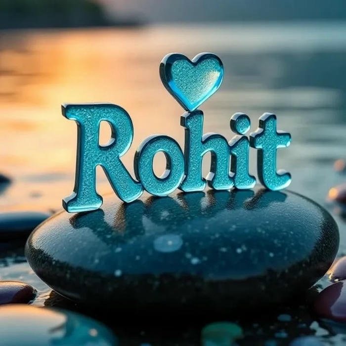 dark cinematic power look rohit name dp