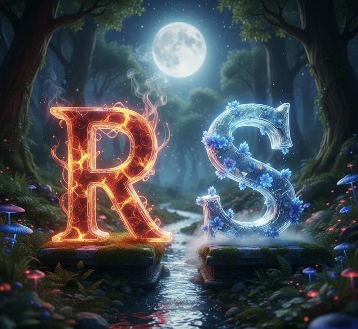 dark minimal identity rs name dp style