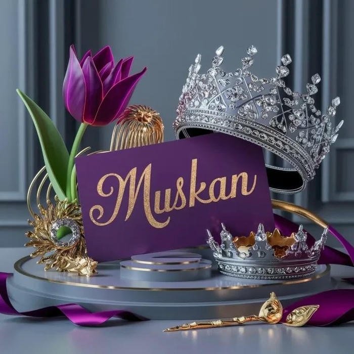 gentle fire lives through muskan name dp