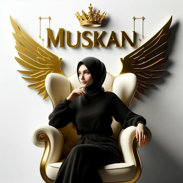 minimal soul signature muskan name dp