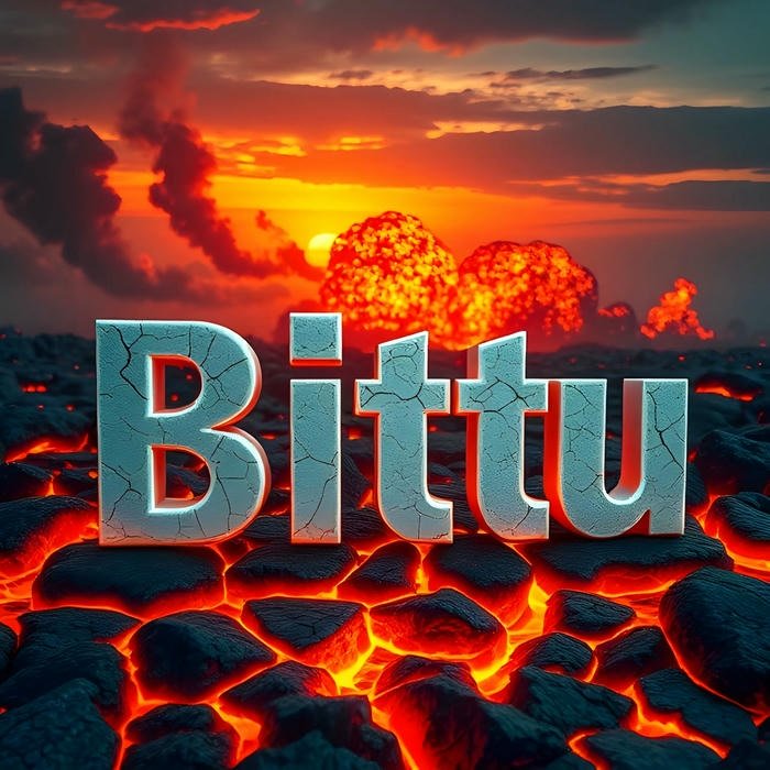 modern bittu name dp image style