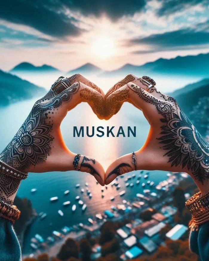 muskan name dp balancing grace and edge