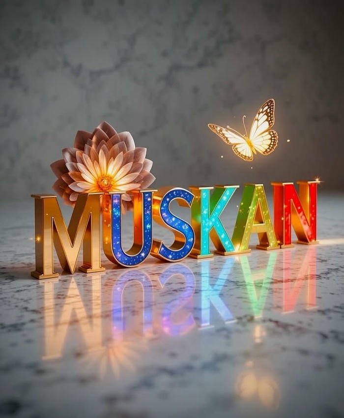 muskan name dp born from quiet starlight