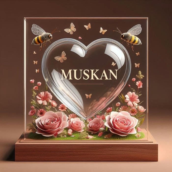 muskan name dp carrying luminous stillness