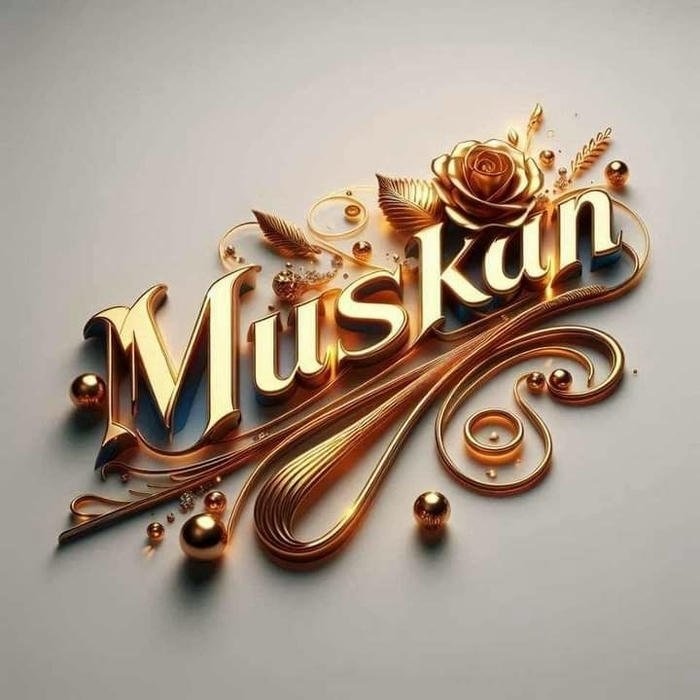 muskan name dp touched by cosmic softness