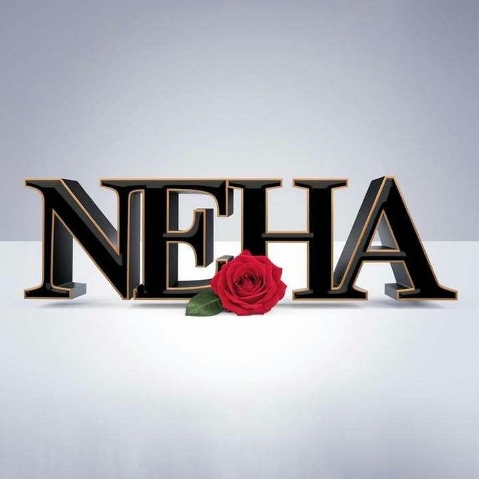 neha name dp formed from lucid silence