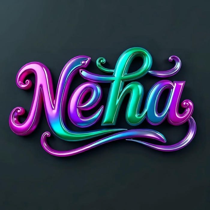 neha name dp inspired by moonlit resolve