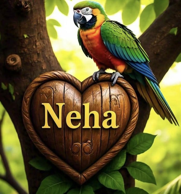 neha name dp reflecting composed boldness